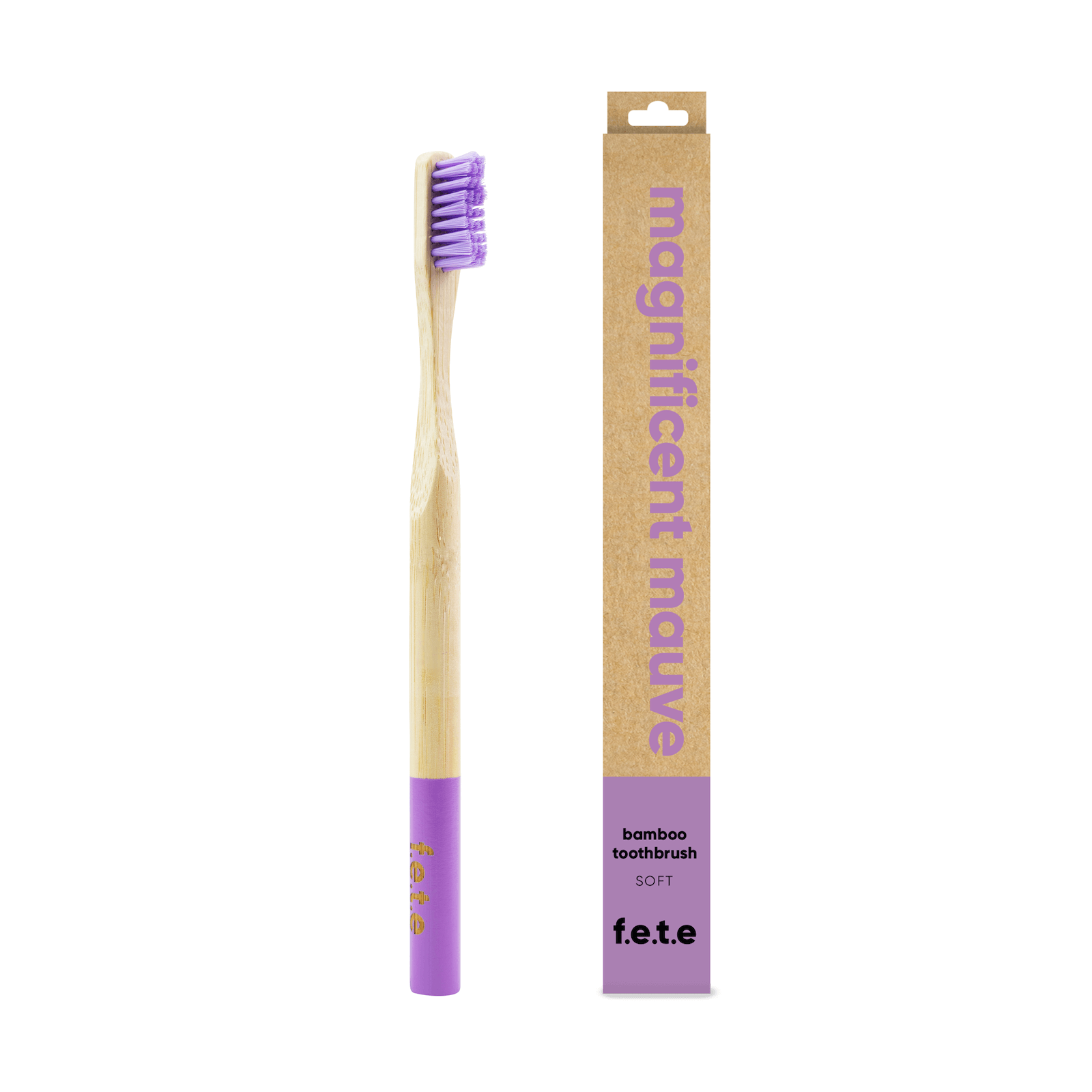 Magnificent Mauve Adult's Bamboo Toothbrush
