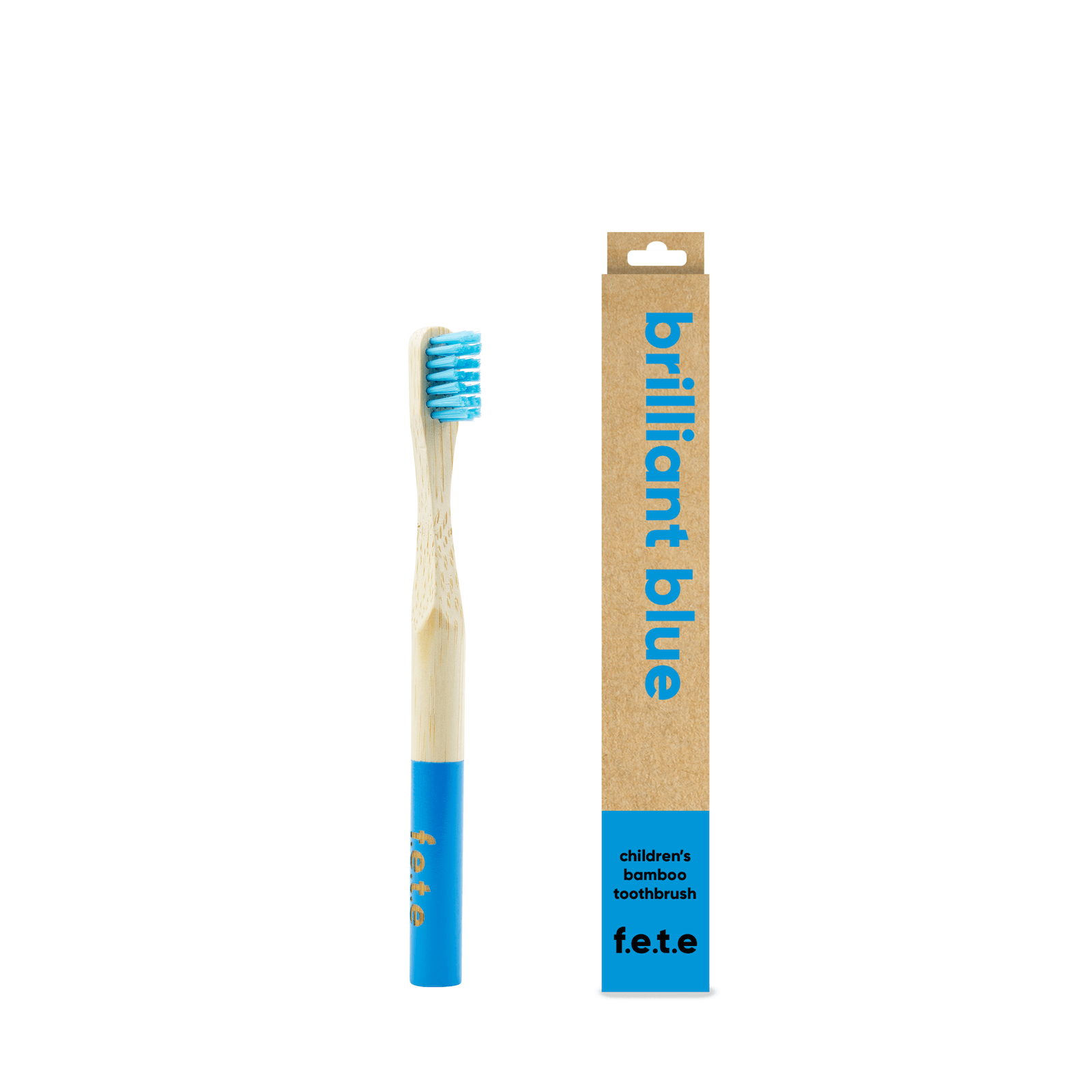 Brilliant Blue Children's Bamboo Toothbrush