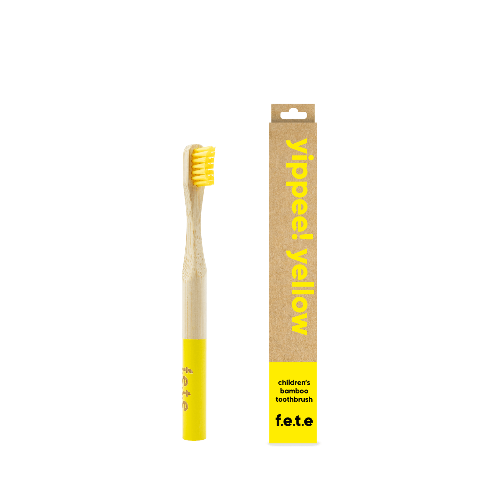 Yippee! Yellow Children's Bamboo Toothbrush